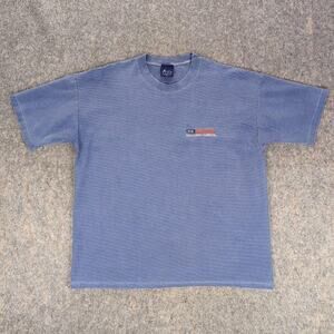 Vintage Shirt Mens XL Blue Sacramento California PAWW Embroidered Tee Made USA